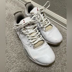 Jordan Men's Sz 8 ADG 3 Spikeless Golf Shoes White Cement Grey